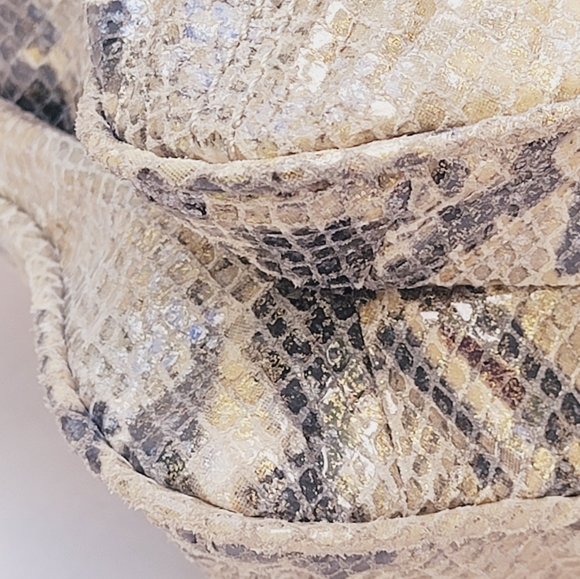 DKNY Stunning Python Shoulder Crossbody Python Print Gunuine Leather Handbag - Picture 10 of 16